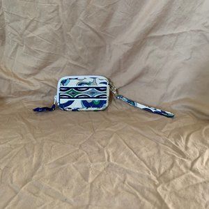 Vera Bradley White Floral Tech Case